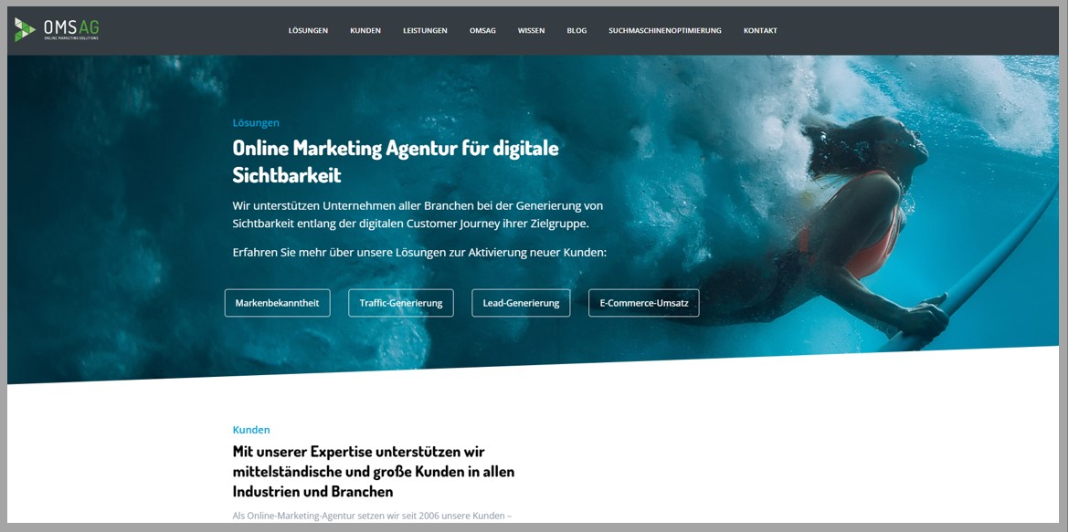 Online Marketing Solutions AG | SEO Anbieter 
