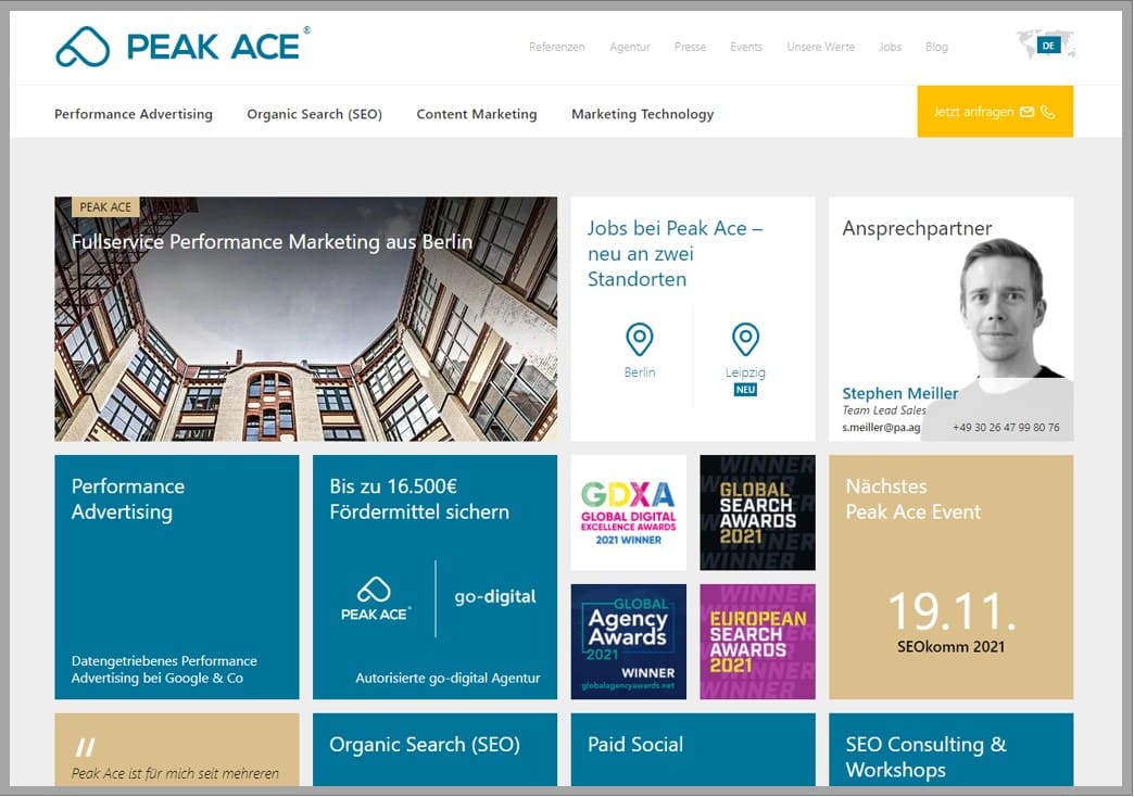Peak Ace AG | SEO Anbieter