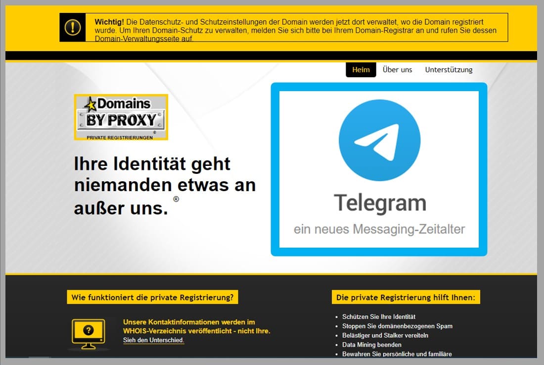Telegram auf Proxyserver
